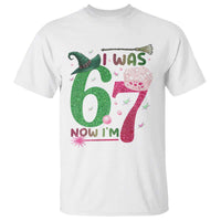 Birthday Girl I Was 6 Now I Am 7 T Shirt Gift For Alpha Kids - Wonder Print Shop