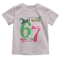 Birthday Girl I Was 6 Now I Am 7 Toddler T Shirt Gift For Alpha Kids - Wonder Print Shop