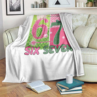 I Was Six Now I Am Seven Throw Blanket Fantasy Birthday Girl - Wonder Print Shop