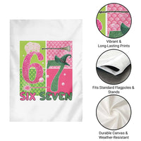 I Was Six Now I Am Seven Garden Flag Fantasy Birthday Girl - Wonder Print Shop