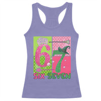 I Was Six Now I Am Seven Racerback Tank Top Fantasy Birthday Girl - Wonder Print Shop