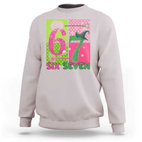 I Was Six Now I Am Seven Sweatshirt Fantasy Birthday Girl - Wonder Print Shop