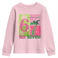 I Was Six Now I Am Seven Youth Sweatshirt Fantasy Birthday Girl - Wonder Print Shop