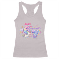 I Was 6 Now I Am 7 Racerback Tank Top Funny Birthday Alpha Kids - Wonder Print Shop