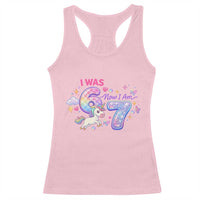 I Was 6 Now I Am 7 Racerback Tank Top Funny Birthday Alpha Kids - Wonder Print Shop