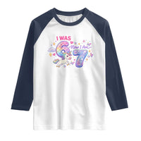 I Was 6 Now I Am 7 Raglan Shirt Funny Birthday Alpha Kids - Wonder Print Shop