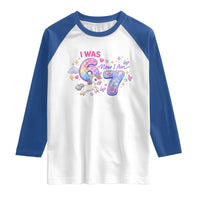 I Was 6 Now I Am 7 Raglan Shirt Funny Birthday Alpha Kids - Wonder Print Shop