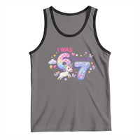 I Was 6 Now I Am 7 Tank Top Funny Birthday Alpha Kids - Wonder Print Shop