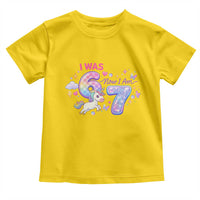 I Was 6 Now I Am 7 Toddler T Shirt Funny Birthday Alpha Kids - Wonder Print Shop