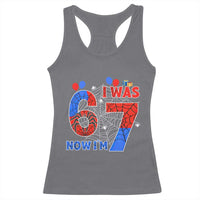 I Was 6 Now I Am 7 Racerback Tank Top Funny Spider Birthday Boy - Wonder Print Shop