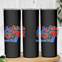 I Was 6 Now I Am 7 Skinny Tumbler Funny Spider Birthday Boy - Wonder Print Shop