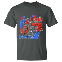 I Was 6 Now I Am 7 T Shirt Funny Spider Birthday Boy - Wonder Print Shop