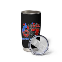 I Was 6 Now I Am 7 Tumbler Cup Funny Spider Birthday Boy - Wonder Print Shop