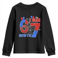 I Was 6 Now I Am 7 Youth Sweatshirt Funny Spider Birthday Boy - Wonder Print Shop