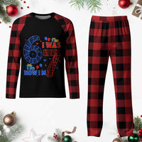 Spider Boy I Was 6 Now I Am 7 Plaid Pajama Set Seventh Birthday Gift - Wonder Print Shop