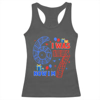 Spider Boy I Was 6 Now I Am 7 Racerback Tank Top Seventh Birthday Gift - Wonder Print Shop