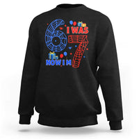 Spider Boy I Was 6 Now I Am 7 Sweatshirt Seventh Birthday Gift - Wonder Print Shop