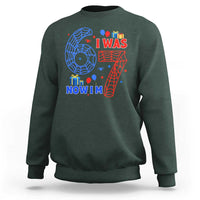 Spider Boy I Was 6 Now I Am 7 Sweatshirt Seventh Birthday Gift - Wonder Print Shop