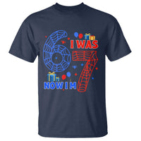 Spider Boy I Was 6 Now I Am 7 T Shirt Seventh Birthday Gift - Wonder Print Shop