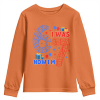 Spider Boy I Was 6 Now I Am 7 Youth Sweatshirt Seventh Birthday Gift - Wonder Print Shop