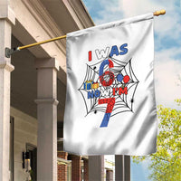 I Was 6 Now I Am 7 Garden Flag Spider Themed Birthday Boy - Wonder Print Shop