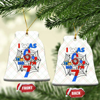 I Was 6 Now I Am 7 Ceramic Ornament Spider Themed Birthday Boy - Wonder Print Shop