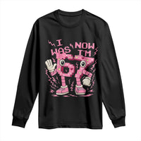 Seven Years Old Birthday Girl Long Sleeve Shirt I Was 6 Now I Am 7 - Wonder Print Shop
