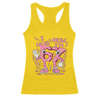 Seven Years Old Birthday Girl Racerback Tank Top I Was 6 Now I Am 7 - Wonder Print Shop