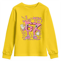 Seven Years Old Birthday Girl Youth Sweatshirt I Was 6 Now I Am 7 - Wonder Print Shop