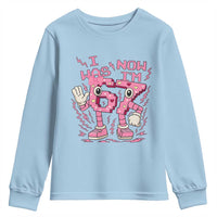Seven Years Old Birthday Girl Youth Sweatshirt I Was 6 Now I Am 7 - Wonder Print Shop