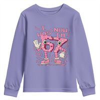 Seven Years Old Birthday Girl Youth Sweatshirt I Was 6 Now I Am 7 - Wonder Print Shop