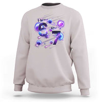 Funny Galaxy Space Birthday Sweatshirt I Was Six Now I Am Seven - Wonder Print Shop