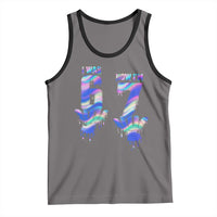 Funny I Was 6 Now I Am 7 Tank Top Iridescent Effect Printed Kids Birthday - Wonder Print Shop