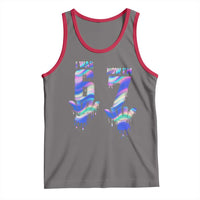 Funny I Was 6 Now I Am 7 Tank Top Iridescent Effect Printed Kids Birthday - Wonder Print Shop