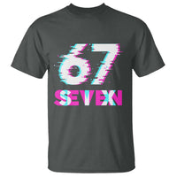 Glitch Optical Illusion Six Seven Meme T Shirt Gen Alpha Slang Gift - Wonder Print Shop