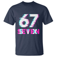 Glitch Optical Illusion Six Seven Meme T Shirt Gen Alpha Slang Gift - Wonder Print Shop