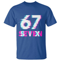 Glitch Optical Illusion Six Seven Meme T Shirt Gen Alpha Slang Gift - Wonder Print Shop
