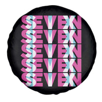 Six Seven Glitch Optical Illusion Meme Spare Tire Cover Funny Gen Z Alpha Gift - Wonder Print Shop