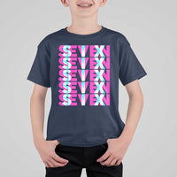 Six Seven Glitch Optical Illusion Meme T Shirt For Kid Funny Gen Z Alpha Gift - Wonder Print Shop