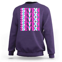 Six Seven Glitch Optical Illusion Meme Sweatshirt Funny Gen Z Alpha Gift - Wonder Print Shop