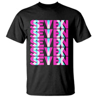 Six Seven Glitch Optical Illusion Meme T Shirt Funny Gen Z Alpha Gift - Wonder Print Shop
