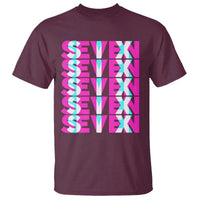 Six Seven Glitch Optical Illusion Meme T Shirt Funny Gen Z Alpha Gift - Wonder Print Shop