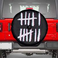 Tally Marks Six Seven Meme Spare Tire Cover Glitch Optical Illusion - Wonder Print Shop