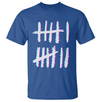 Tally Marks Six Seven Meme T Shirt Glitch Optical Illusion - Wonder Print Shop