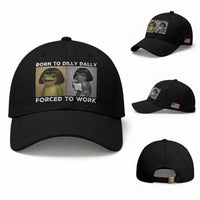 Funny Frog Meme Baseball Cap Dilly Dally Lock In Meme