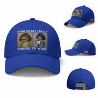 Funny Frog Meme Baseball Cap Dilly Dally Lock In Meme