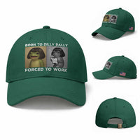 Funny Frog Meme Baseball Cap Dilly Dally Lock In Meme