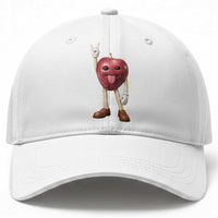 Funny Apple With Face Wapple Meme Baseball Cap