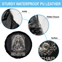 St Michael The Archangel Protect Us Spare Tire Cover Christian Faith Gift