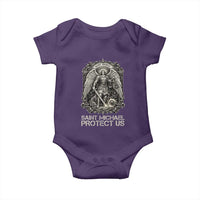 St Michael The Archangel Protect Us Baby Onesie Christian Faith Gift